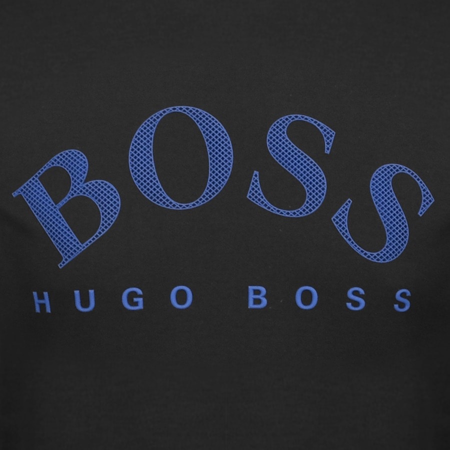 Alternative Image for ProductBOSS Salbo Crew Neck Sweatshirt Black3